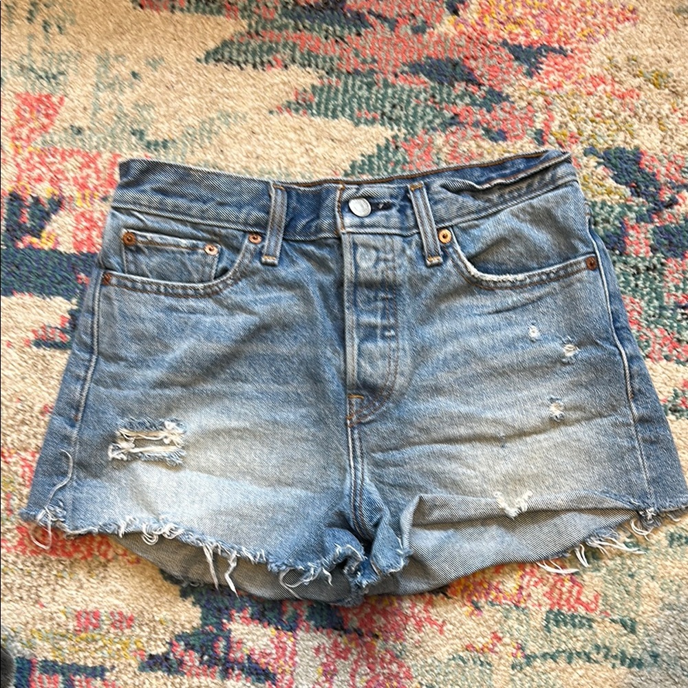 Levi’s Distressed Women's Denim Shorts